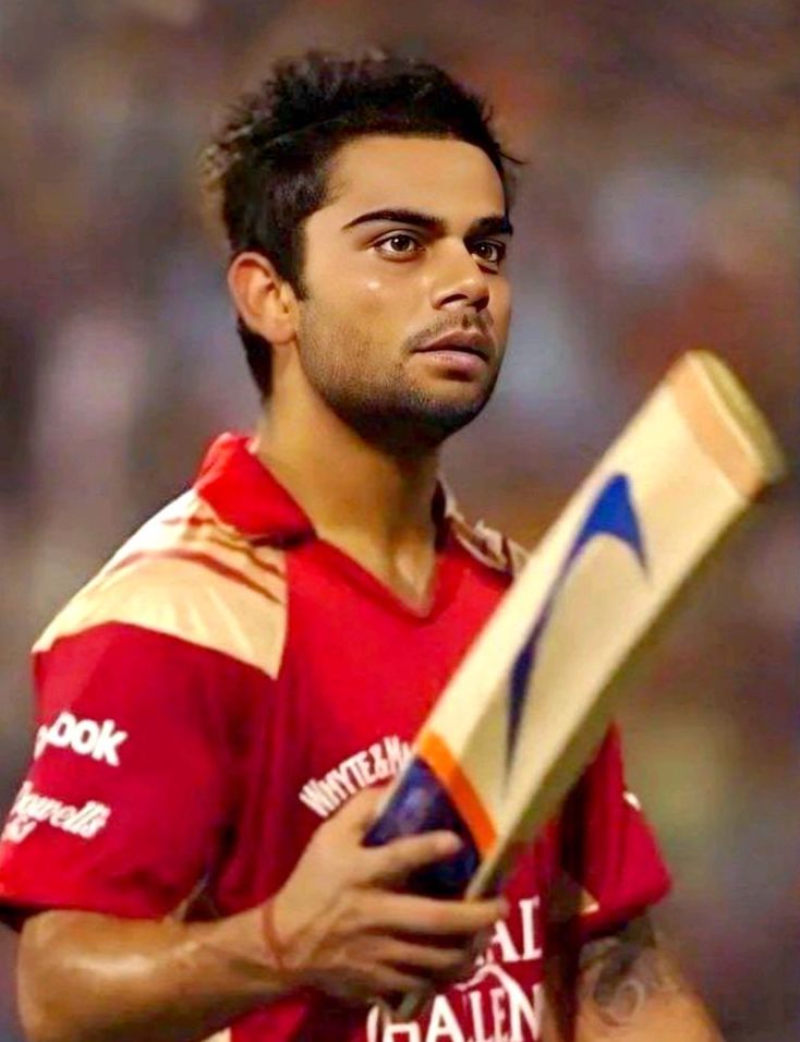 Virat kohli with bat RCB